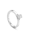 Classic Oval Cut Diamond Platinum Engagement Ring