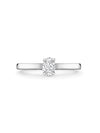 Classic Oval Cut Diamond Platinum Engagement Ring