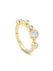 Raindance Large Half-Hoop Yellow Gold Diamond Ring