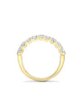 Diamond Half Hoop Yellow Gold Eternity Ring 0.66 Carat (Approx.)