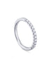 Classic Evermore Half Hoop Diamond Eternity Ring