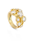 Raindance Large Yellow Gold Diamond Ring