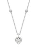 Classic Heart Platinum Diamond Pendant