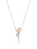 Lucky 'Gold Cup 100' Platinum Pink Diamond Horse Pendant
