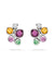 Raindance White Gold Rainbow Watercolour Earrings