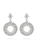 Circus Small White Gold Diamond Earrings