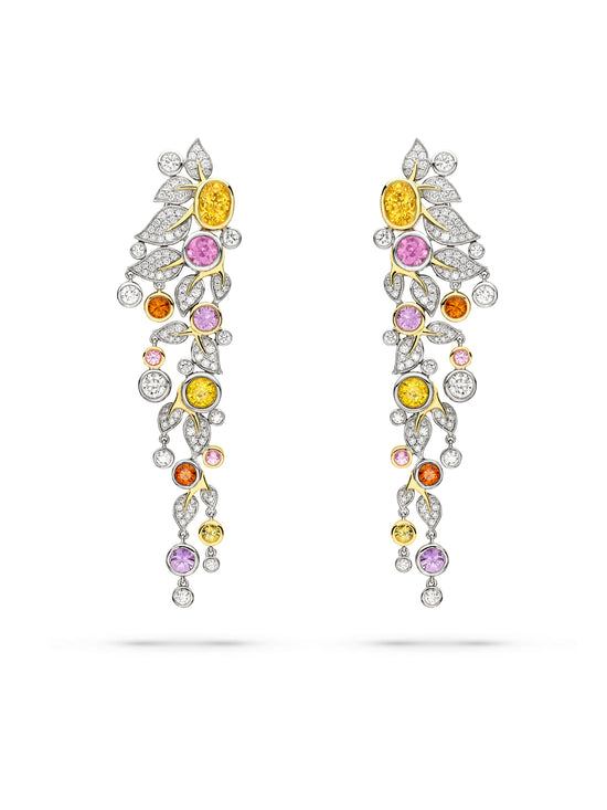 Secret Garden Verdure Sapphire and Diamond Earrings