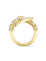 The Knot Large Yellow Gold Diamond Ring | Boodles