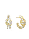 The Knot Yellow Gold Diamond Earrings