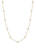 Be Boodles Medium Long Yellow Gold Diamond Necklace