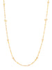 Secret Garden Laburnum Long Yellow Gold Necklace
