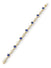 Florentine Sapphire and Diamond Yellow Gold Bracelet