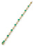 Current selection: Florentine Emerald and Diamond Yellow Gold Bracelet