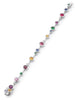 Raindance Rainbow Watercolour White Gold Bracelet