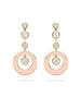 Raindance Diamond Enamel Yellow Gold Earrings