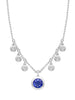 Beach Sapphire and Diamond Pendant