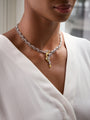 Peace of Mined Yellow Diamond Necklace