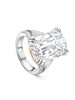 Ashoka Split Shoulder Diamond Platinum Ring