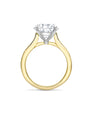 Harmony Round Yellow Gold Diamond Engagement Ring