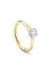 Classic Yellow Gold Diamond Engagement Ring 0.5 Carat