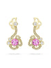 A Family Journey Barcelona Sapphire Yellow Gold Earrings