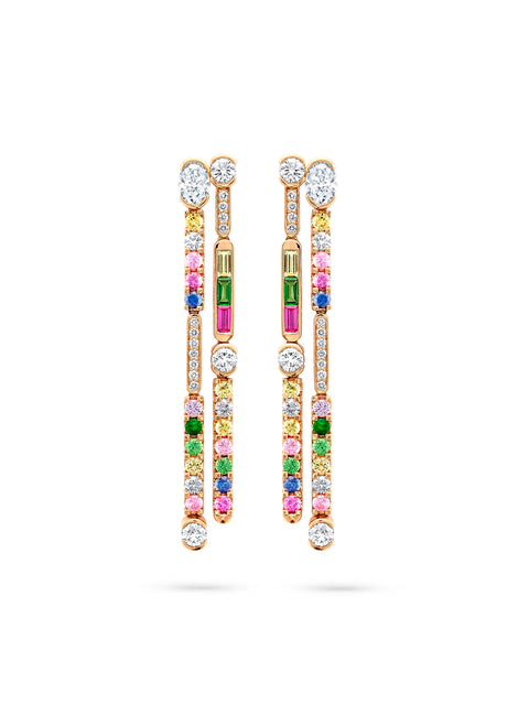 The National Gallery Play of Light Rose Gold Diamond Earrings
