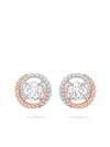 Monaco Pink and White Diamond Stud Earrings | Boodles