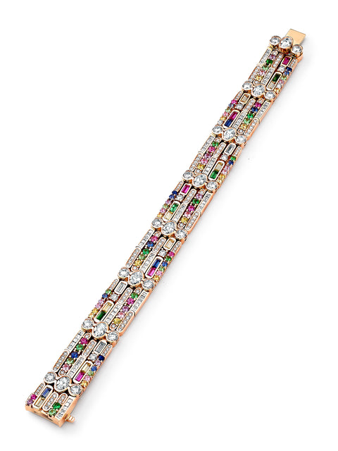 The National Gallery Play of Light Rose Gold Chelsea Bracelet