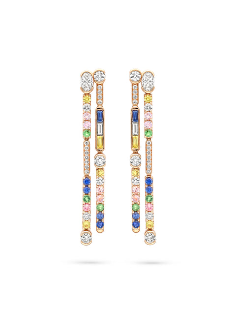 The National Gallery Play of Light Rose Gold Earrings