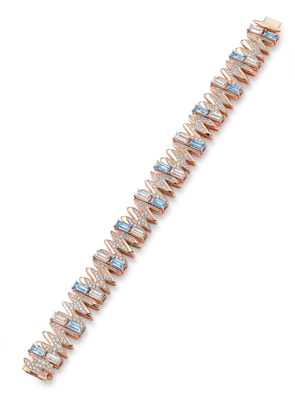 Boodles x The National Gallery Brushstrokes Rose Gold Bracelet | Boodles