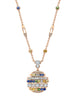 The National Gallery Play of Light Rose Gold Sapphire Pendant