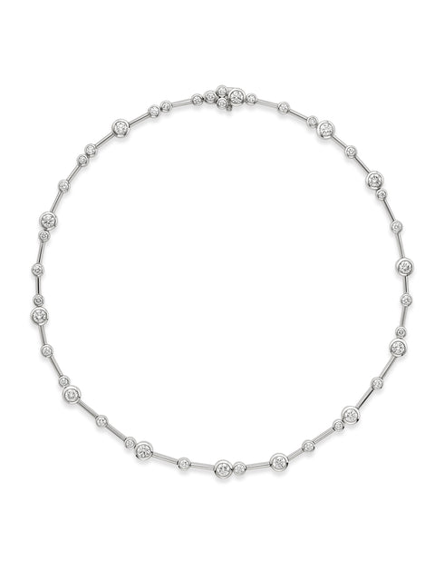 Raindance Platinum Diamond Necklace