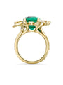 A Family Journey Amalfi Emerald Yellow Gold Ring | Boodles