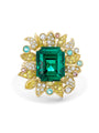 A Family Journey Amalfi Emerald Yellow Gold Ring | Boodles