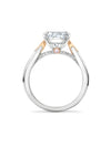 Ashoka Diamond Cupid Platinum Ring