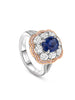 Vintage Oval Cut Sapphire Ring