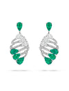 The Scroll Emerald Suite Featuring Necklace and Earrings