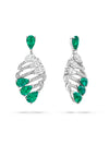 The Scroll Emerald Suite Featuring Necklace and Earrings