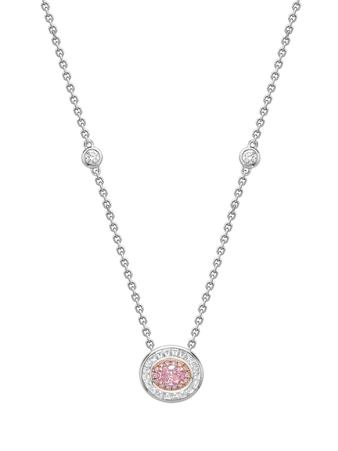 Vintage Pink Diamond Pendant