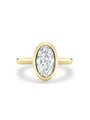 Florentine Marquise Yellow Gold Diamond Ring