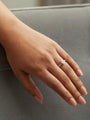 Harmony Oval Cut Platinum Diamond Ring