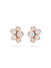 Raindance Classic Cluster Rose Gold Stud Earrings