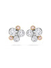 Raindance Pink Diamond Cluster Earrings