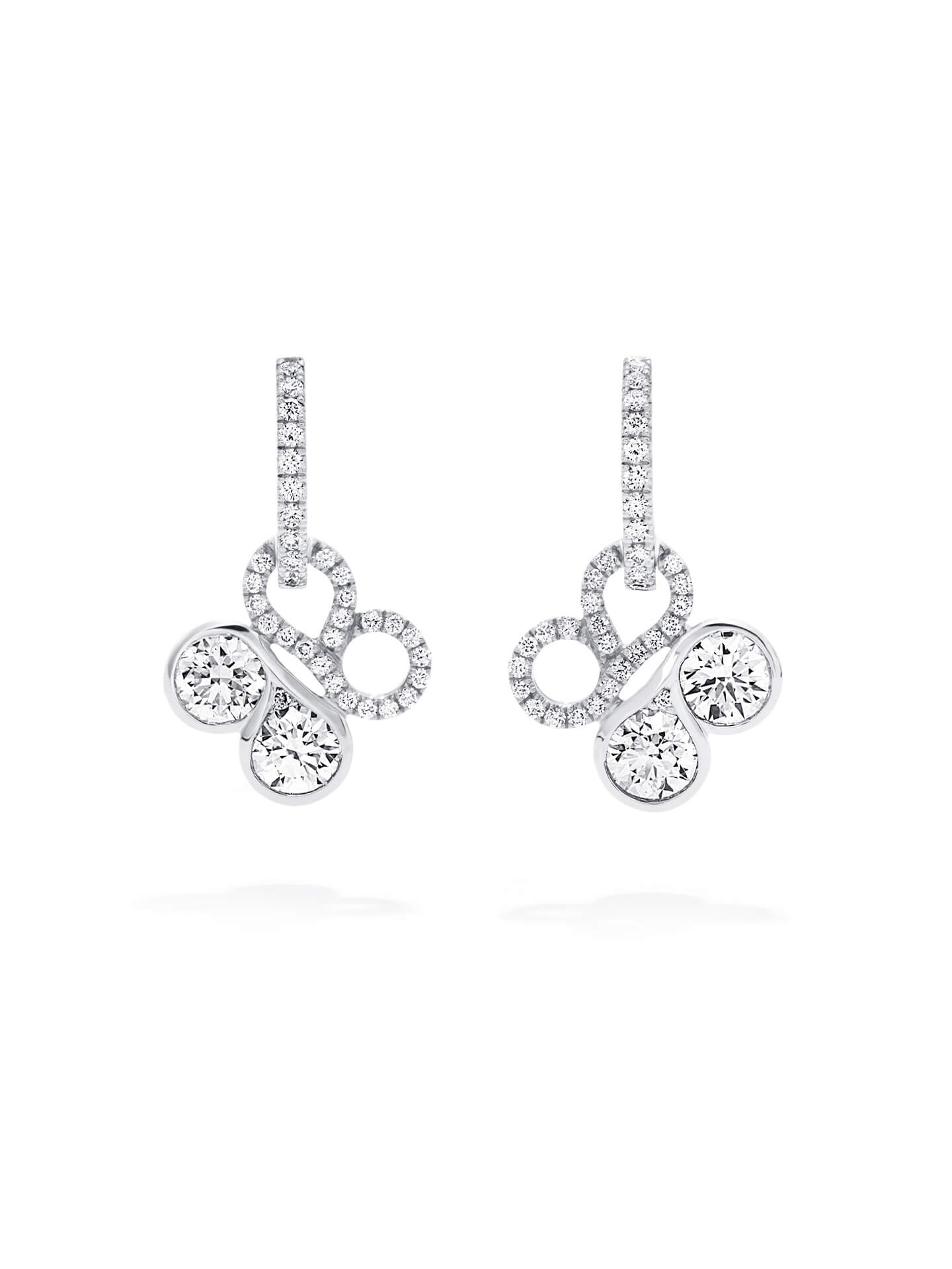 Be Boodles White Gold Diamond Earrings Boodles