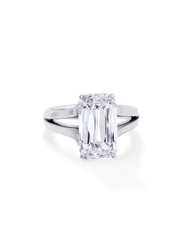 ASHOKA® Diamond Ring With Open Shoulders