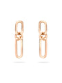 The Knot Rose Gold Earrings