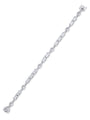 Ashoka Link Diamond Platinum Bracelet