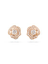 Maymay Rose Detachable Rose Gold Diamond Earrings