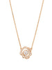 Maymay Rose Large Diamond Rose Gold Pendant