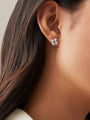 Be Boodles White Gold Stud Earrings